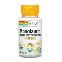 Анонс фото solaray monolaurin immune system support 500 mg (60 вег. капс)