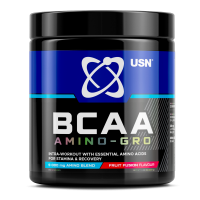 Анонс фото usn (sar) bcaa amino gro (200 гр) фруктовый микс