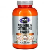 Анонс фото now arginine & citrulline powder (340 гр)