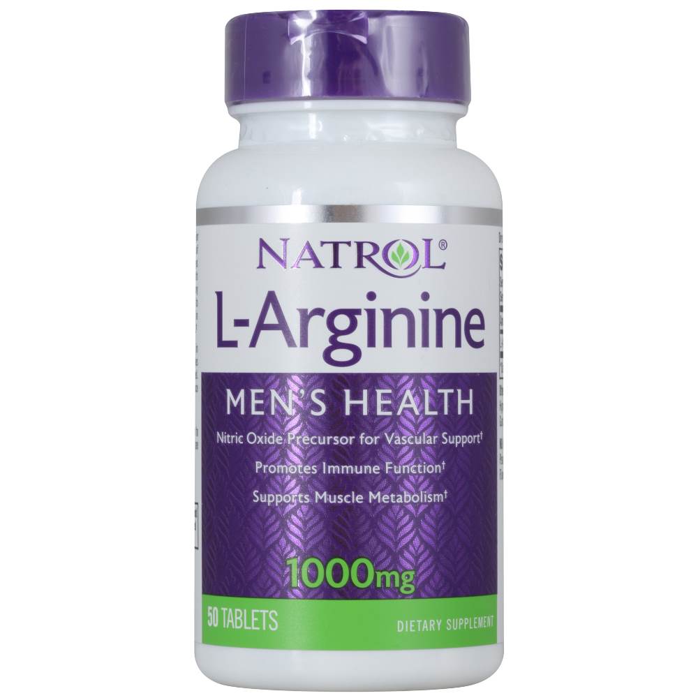Анонс фото natrol l-arginine 1000 mg (50 табл)