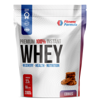 Анонс фото fitness formula 100% whey protein premium (2000 гр) печенье