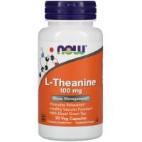 Анонс фото now l-theanine 100 mg (90 вег. капс)