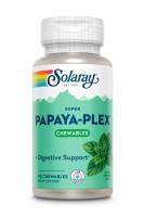 Анонс фото solaray super papaya-plex, enzyme (90 жев. табл)