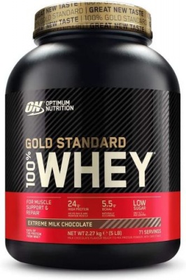 Детальное фото Optimum Nutrition Gold Standard 100% Whey (2,27 кг) Вкусная клубника