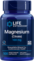 Анонс фото life extension magnesium (citrate) 160 mg (100 вег. капс)