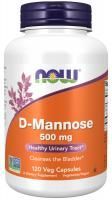 Анонс фото now d-mannose 500 mg (120 вег. капс)
