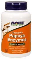 Анонс фото now papaya enzymes (180 жев. табл)