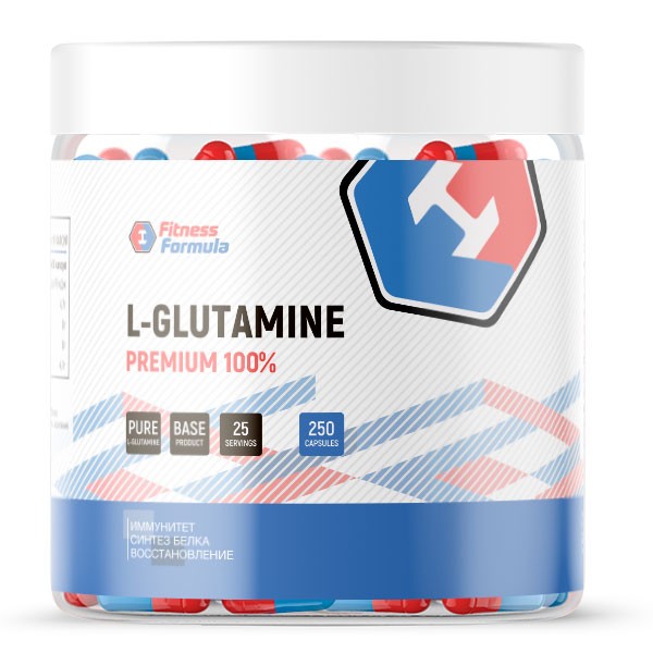 Анонс фото fitness formula glutamine (250 капс)