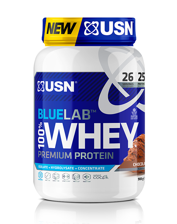 Анонс фото usn bluelab 100% whey premium protein (908 гр) шоколад