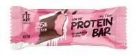 Анонс фото fit kit protein bar (60 гр) малиновый чизкейк