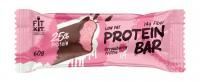 Анонс фото fit kit protein bar (60 гр) малиновый чизкейк