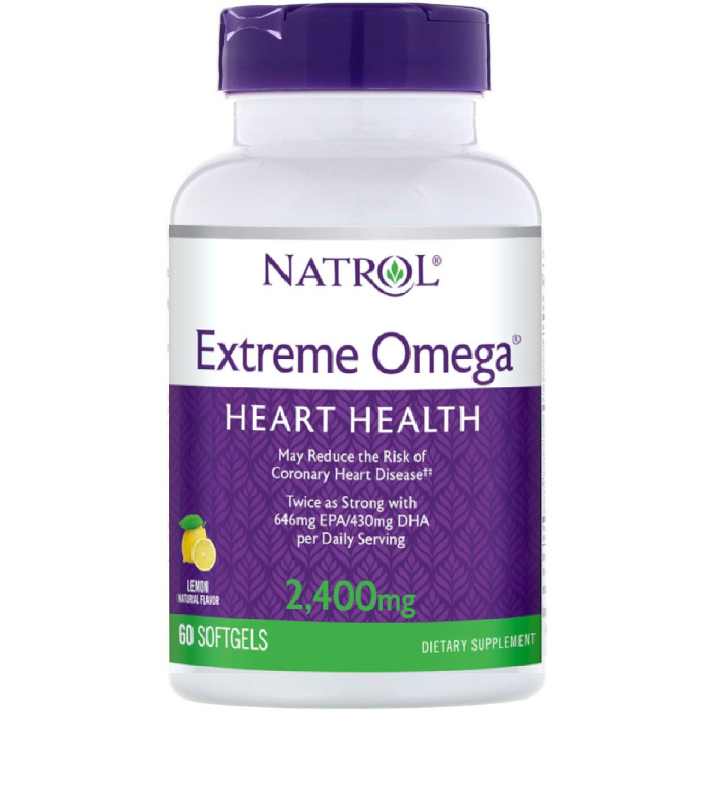Анонс фото natrol extreme omega 2400 mg (60 гел. капс)