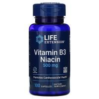 Анонс фото life extension vitamin b3 niacin 500 mg (100 капс)