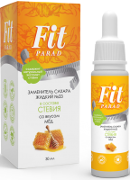 Анонс фото fitparad заменитель сахара жидкий (30 мл) флакон мед
