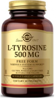 Анонс фото solgar l-tyrosine 500 mg (50 вег. капс)