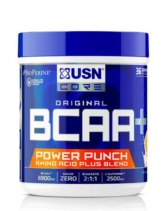 Анонс фото usn bcaa+ power punch (400 гр) мандарин