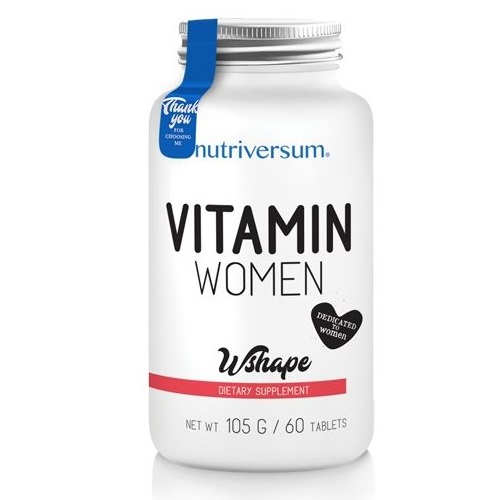 Анонс фото nutriversum wshape vitamin women (60 табл)