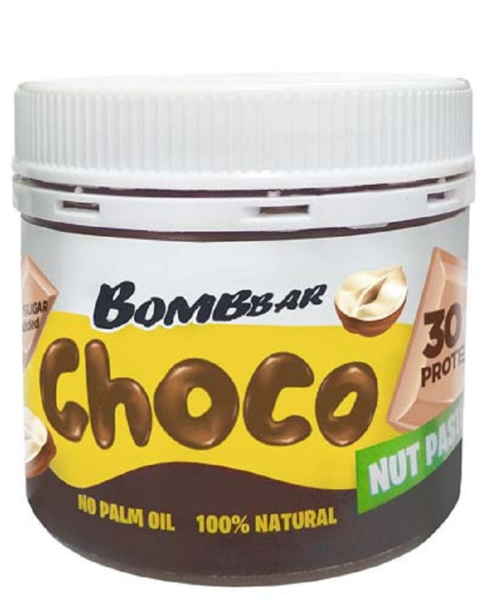 Анонс фото bombbar choco nut paste (150 гр) шоколадная паста с фундуком