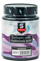 Анонс фото sportline collagen with hyaluronic acid (300 гр) мохито