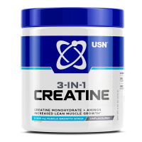 Анонс фото usn (sar) 3-in-1 creatine monohydrate & aminos (200 гр) без вкуса