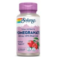 Анонс фото solaray pomegranate fruit extract 200 mg (60 вег. капс)