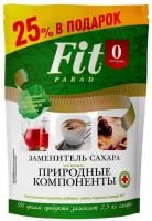Анонс фото fitparad заменитель сахара "фитпарад № 7" (500 гр) дойпак