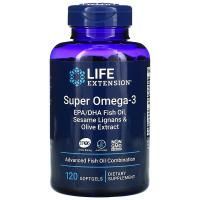 Анонс фото life extension super omega-3 (120 гел. капс)