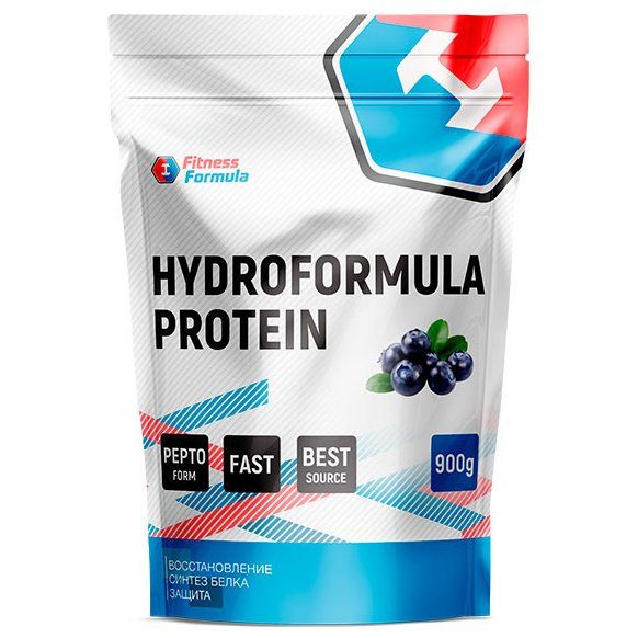 Анонс фото fitness formula hydroformula protein (900 гр) черника