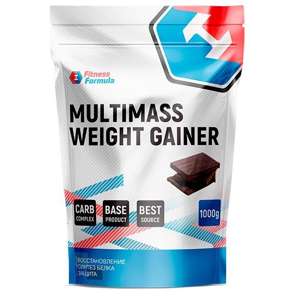 Анонс фото fitness formula multimass weight gainer (1000 гр) шоколад