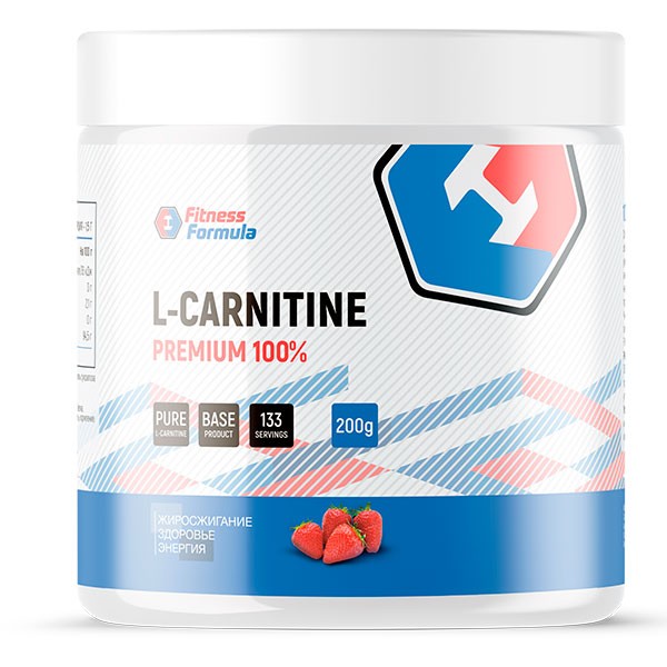 Анонс фото fitness formula l-carnitine (200 гр) лесная ягода