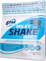 Анонс фото 6pak milky shake whey (1800 гр) печенье