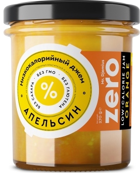 Анонс фото mr.djemiuszero низкокалорийный джем (270 гр) апельсин