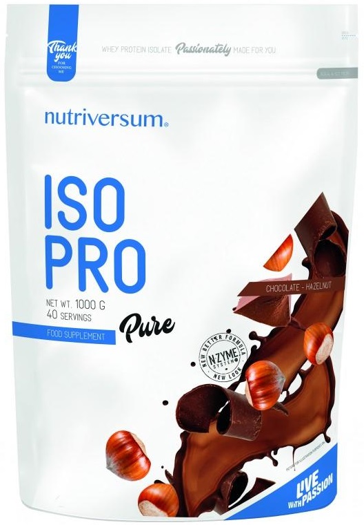 Анонс фото nutriversum pure iso pro (1000 гр) шоколад - кокос