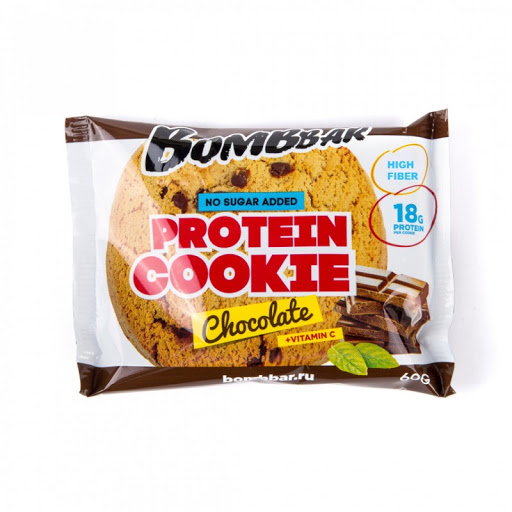 Анонс фото bombbar protein cookie (60 гр) шоколад