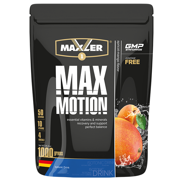 Анонс фото maxler max motion (1000 гр) абрикос-манго