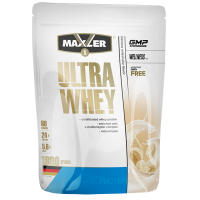 Анонс фото maxler ultra whey (900 гр) бананово-молочный коктейль