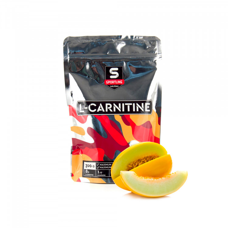 Анонс фото sportline l-carnitine + guarana (300 гр) дыня