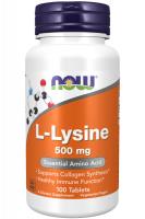 Анонс фото now l-lysine 500 mg (100 табл)