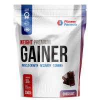 Анонс фото fitness formula weight gainer premium (2500 гр) шоколад