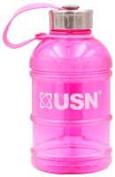 Анонс фото usn water bottle jug (1 л) розовый