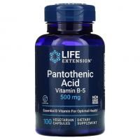 Анонс фото life extension pantothenic acid 500 mg (100 вег. капс)
