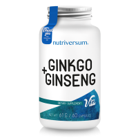 Анонс фото nutriversum vita ginkgo + ginseng (100 капс)