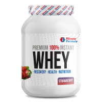 Анонс фото fitness formula whey protein premium (2000 гр) банка клубника