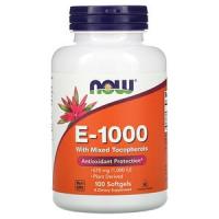 Анонс фото now vitamin e-1000 iu mixed tocopherols (100 гел. капс)