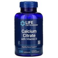 Анонс фото life extension calcium citrate with vitamin d (200 капс)