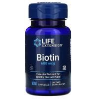 Анонс фото life extension biotin 600 mcg (100 капс)