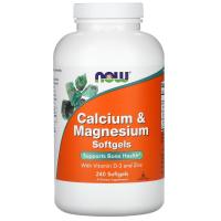 Анонс фото now calcium-magnesium + d (240 гел. капс)