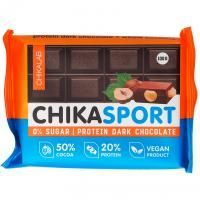 Анонс фото chikalab chikasport шоколад (100 гр) темный с фундуком