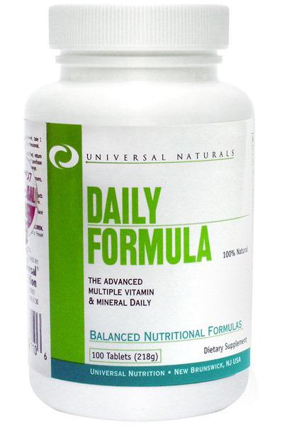 Анонс фото universal nutrition daily formula (100 таб)