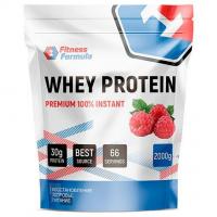 Анонс фото fitness formula 100% whey protein premium (2000 гр) малина